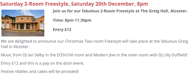 Evesham, Wednesday 14th January Join us at Evesham Town Hall. Entry £8 / £3. Pay on the door.